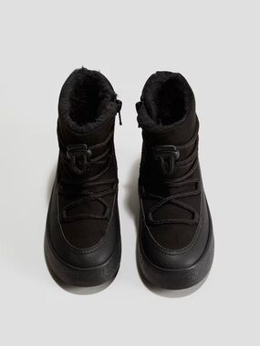 H&M Black Warm Lined Boots